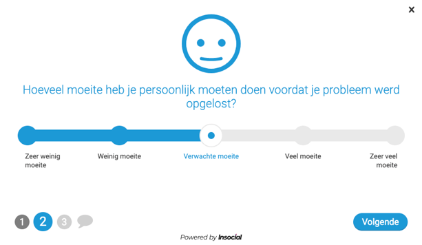 Customer Effort Score 1.0